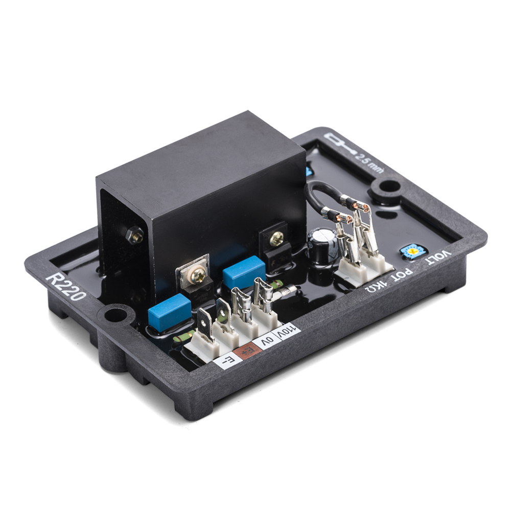Generator Circuit Diagram Automatic Voltage Regulator AVR R220 