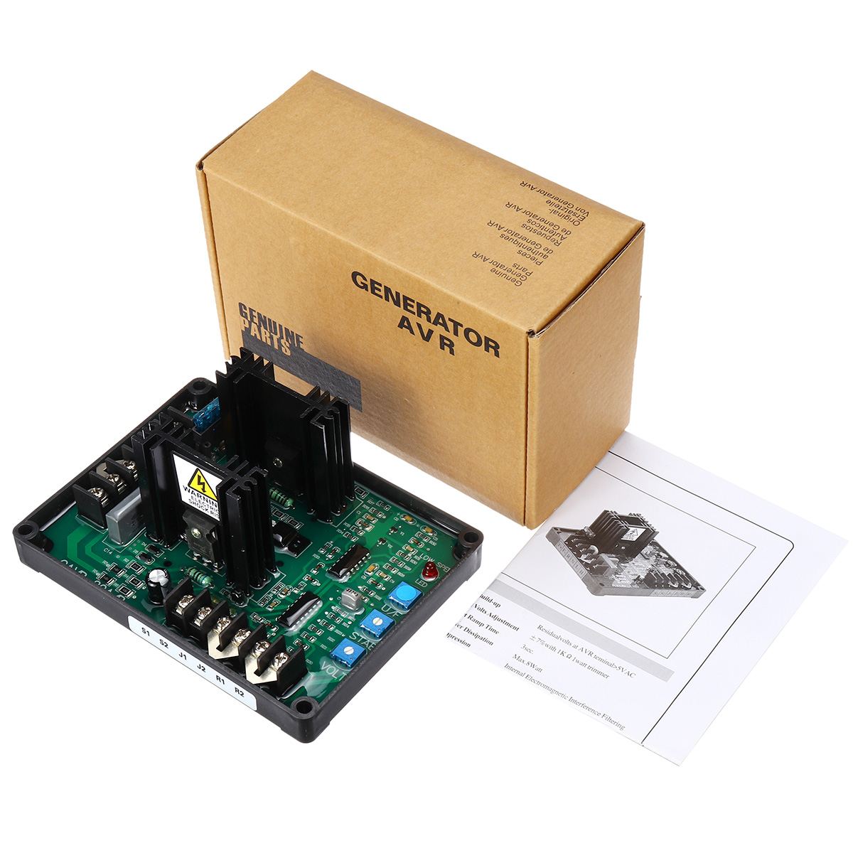 220/400VAC GAVR-20A AV Universal Brushless AVR Generato Automatic Voltage Regulator Module 